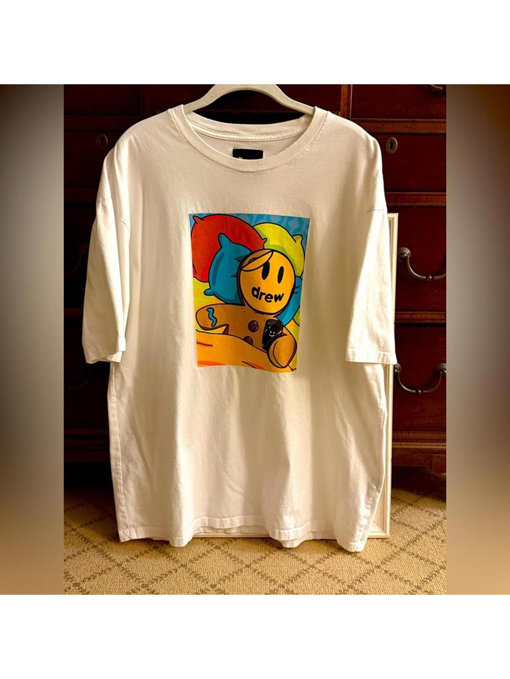 drewhouse White Gingerbread Man Short Sleeve T Shirt L